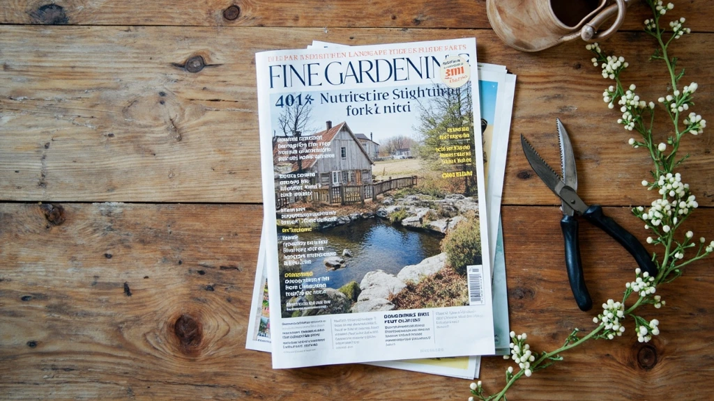 Fine Gardening magazine, March 2021 issue featuring Mara Vossberg on the cover